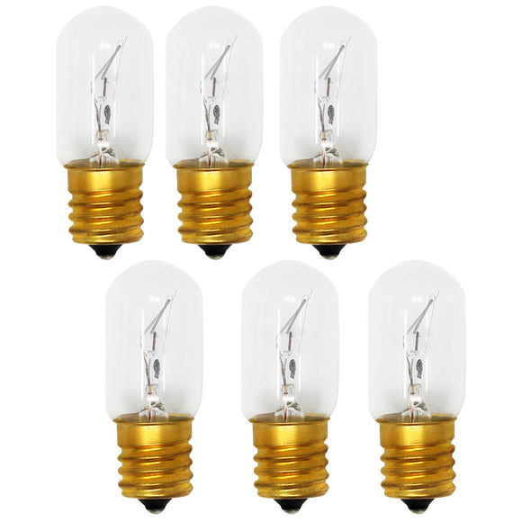 6-Pack Compatible Whirlpool 8206232A Light Bulb