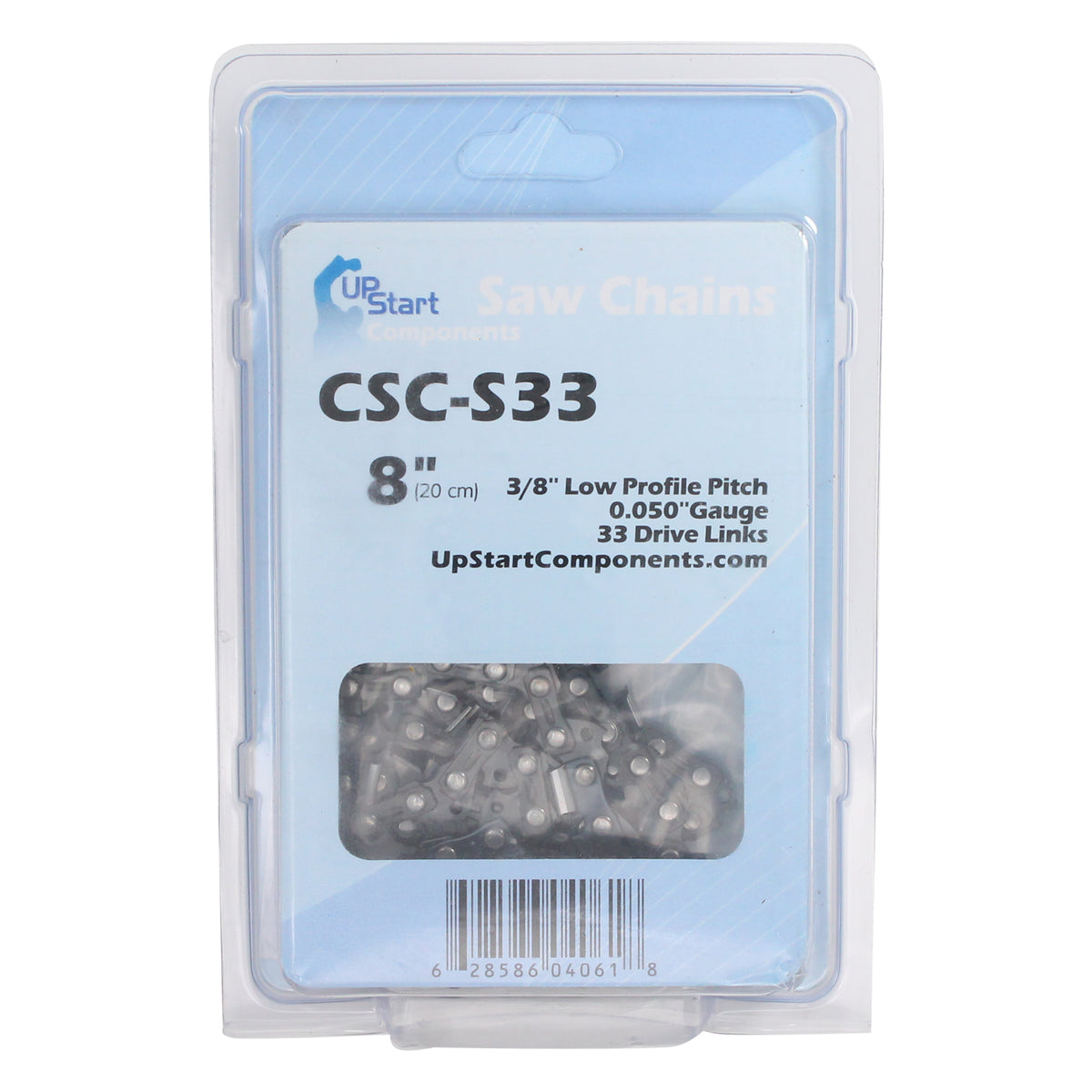 2Pack 8Inch Chainsaw Chain Replacement for Chicago 68862 Pole Saw