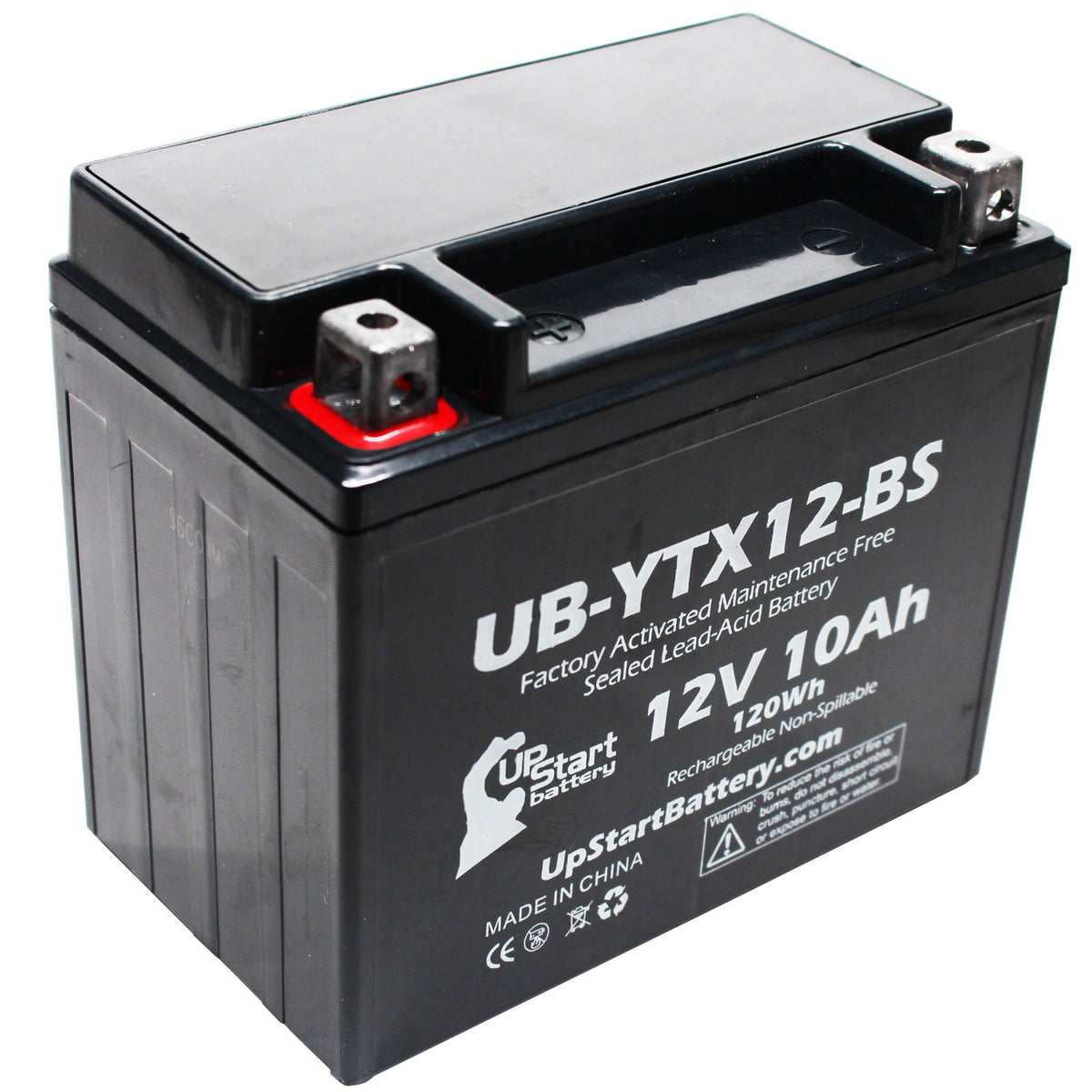 YTX12-BS 12V 10AH Battery for Triumph 900 Bonneville 2006-2007