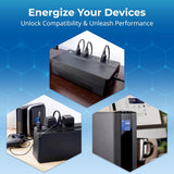 2-Pack 12V 9Ah UPS for Leoch DJW12-9.0 12V9.0Ah Battery Replacement - Compatible with Leoch DJW12-9.0 T2 Battery, Surge Protector Backup, 12 Volt 9 Amp Rechargeable Sealed Lead Acid SLA AGM
