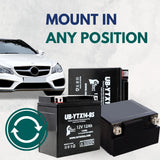 YTX14-BS 2115410001 Replacement for Mercedes Benz Auxiliary Battery - 12V 12AH Secondary Backup Aux Battery for E350, CLA 250, GLK 350, E320, ML350, E500, CLS 400, GLA 250