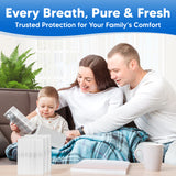 HEPA Filter for Winix 1712-0093-00 Air Purifier Replacement Filter T - Compatible with Winix 1712 0093 00 Filters for HR900 HR950 HR951 HR1000 with Winx Honeycomb Activated Carbon & Pre-Filters Parts PreFilters