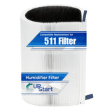 3131000000 Filter for BlueAir 511 Replacement Filter - Compatible with Blue Pure 511 Filters for Blue Air Purifier HEPA H13 Parts Activated Carbon