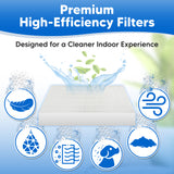Air Purifier Filter for Honeywell HRF-R1 True HEPA Replacement Filter R - Compatible with Honeywell HRF R1 Filters Model HRF-R2 HRF-R3 HPA300 HPA200 HPA5300 HPA100 HPA5200 HPA5100 HPA3100 HPA3300 HA300 HA202 HPA104 HPA250 HPA105 HPA204 HPA090 H13