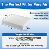Air Purifier Filter for Honeywell HRF-R1 True HEPA Replacement Filter R - Compatible with Honeywell HRF R1 Filters Model HRF-R2 HRF-R3 HPA300 HPA200 HPA5300 HPA100 HPA5200 HPA5100 HPA3100 HPA3300 HA300 HA202 HPA104 HPA250 HPA105 HPA204 HPA090 H13