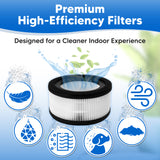 Replacement for Crane HS1944 Filter - Compatible with Crane HS-1944 HEPA Filter Air Purifier HS 1944