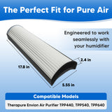Air Purifier Filter Replacement for Therapure Filter TPP440F - Compatible with Envion Thera Pure TPP440 TPP440FL TPP 440F TPP 440 TPP-440FL  TPP440FL-FM1 H13 HEPA