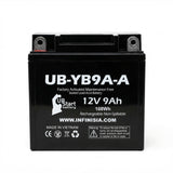 12V 9Ah YT9A Generator Battery - Replacement for YB9A-A YT9A-4 Battery AGM YB9-B YB9 B YB9B YT9A 4 YB9A Model Motorcycle ATV Sealed AGM Rechargeable 12 Volt Batteries