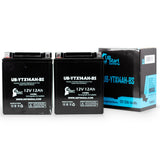 2-Pack Battery Replacement for 1996 Polaris All Models 325 CC ATV - 12V, 12AH