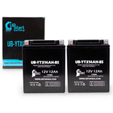2-Pack Battery Replacement for 2011 Polaris Sportsman HO 500 CC ATV - 12V, 12AH