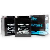 2-Pack Battery Replacement for 2001 Arctic Cat Panther 440 500 CC Snowmobile - 12V, 12AH