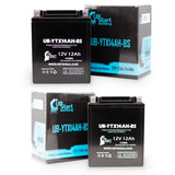 2-Pack Battery Replacement for 1994 Suzuki LT-F250 QuadRunner 250 CC ATV - 12V, 12AH