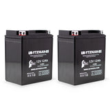 2-Pack Battery Replacement for 1994 Polaris All Models 400 CC ATV - 12V, 12AH