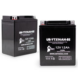 2-Pack Battery Replacement for 2005 Yamaha YFM25B Bruin 250 CC ATV - 12V, 12AH