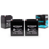 3-Pack Battery Replacement for 2006 Polaris All Models 400 CC ATV - 12V, 12AH