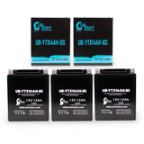 3-Pack Battery Replacement for 2014 Kawasaki KAF400, Mule 600, 610 400 CC UTV - 12V, 12AH