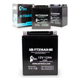 3-Pack Battery Replacement for 1991 Polaris All Models 325 CC ATV - 12V, 12AH