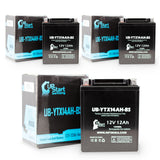 3-Pack Battery Replacement for 1983 Honda ATC200 Big Red 200 CC ATV - 12V, 12AH