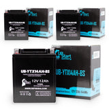 3-Pack Battery Replacement for 1998 Arctic Cat Panther 440 500 CC Snowmobile - 12V, 12AH