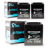 3-Pack Battery Replacement for 1986 Honda VT700C Shadow 700 CC Motorcycle - 12V, 12AH
