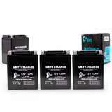 4-Pack Battery Replacement for 1985 Honda ATC200M 200 CC ATV - 12V, 12AH
