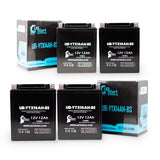 4-Pack Battery Replacement for 1983 Honda VF750F V45 Interceptor 750 CC Motorcycle - 12V, 12AH