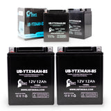 4-Pack Battery Replacement for 1984 Honda ATC200M 200 CC ATV - 12V, 12AH