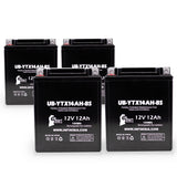 4-Pack Battery Replacement for 2004 Polaris All Models (Excl. Predator, Sportsman) 500 CC ATV - 12V, 12AH