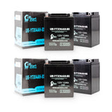 4-Pack Battery Replacement for 1998 Yamaha YFM35F, U Big Bear 350 CC ATV - 12V, 12AH