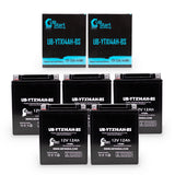 5-Pack Battery Replacement for 1995 Kawasaki KLF300-B Bayou 300 CC ATV - 12V, 12AH