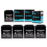 5-Pack Battery Replacement for 1985 Honda VF700F Interceptor 700 CC Motorcycle - 12V, 12AH