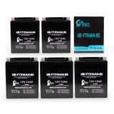 5-Pack Battery Replacement for 1992 Kawasaki KLF220-A Bayou (CN) 220 CC ATV - 12V, 12AH