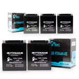 5-Pack Battery Replacement for 1996 Polaris All Models 250 CC ATV - 12V, 12AH