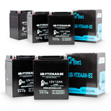 5-Pack Battery Replacement for 2015 Polaris Sportsman 570 CC ATV - 12V, 12AH