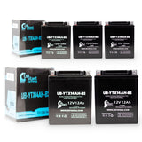 5-Pack Battery Replacement for 2002 Kawasaki KLF220-A Bayou (CN) 220 CC ATV - 12V, 12AH