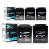 5-Pack Battery Replacement for 1999 Suzuki LT-F250 QuadRunner 250 CC ATV - 12V, 12AH