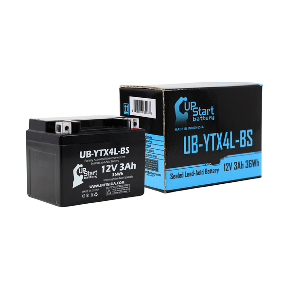 1993 Honda XR250L 250CC Motorcycle Battery Replacement - 12V, 3Ah