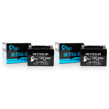 2-Pack 2012 KTM XC, EXC, XC-W 250CC Motorcycle Battery Replacement - 12V, 3Ah