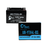 2002 Bombardier (Can-Am) DS90, DS90F, Quest 90CC ATV Battery Replacement - 12V, 3Ah