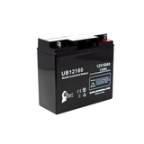 Access Battery 12581 Battery - Replaces UB12180 Universal Sealed Lead Acid Batteries (12V, 18Ah, 18000mAh, T4 Terminal, AGM, SLA, One Year Warranty)