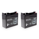 2x Pack APC SUA1500 Battery - Replaces UB12180 Universal Sealed Lead Acid Batteries (12V, 18Ah, 18000mAh, T4 Terminal, AGM, SLA)