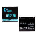 POWERVAR PRC1500A Battery - Replaces UB12180 Universal Sealed Lead Acid Batteries (12V, 18Ah, 18000mAh, T4 Terminal, AGM, SLA)