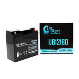 Csb Battery GH12170 Battery - Replaces UB12180 Universal Sealed Lead Acid Batteries (12V, 18Ah, 18000mAh, T4 Terminal, AGM, SLA)