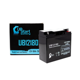 SBS S12180 Battery - Replaces UB12180 Universal Sealed Lead Acid Batteries (12V, 18Ah, 18000mAh, T4 Terminal, AGM, SLA)