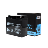 Data Shield 800 Battery - Replaces UB12220 Universal Sealed Lead Acid Batteries (12V, 22Ah, 22000mAh, T4 Terminal, AGM, SLA)
