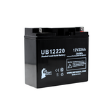 SEARS CRAFTSMAN DIEHARD PORTABLE POWER 1150 Battery - Replaces UB12220 Universal Sealed Lead Acid Batteries (12V, 22Ah, 22000mAh, T4 Terminal, AGM, SLA, One Year Warranty)