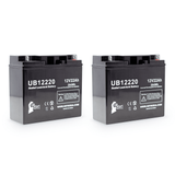 2x Pack APC SMART-UPS 1500VA USB SUA1500X93 Battery - Replaces UB12220 Universal Sealed Lead Acid Batteries (12V, 22Ah, 22000mAh, T4 Terminal, AGM, SLA, One Year Warranty)