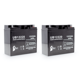 2x Pack Para System MINUTEMAN PML 20002 Battery - Replaces UB12220 Universal Sealed Lead Acid Batteries (12V, 22Ah, 22000mAh, T4 Terminal, AGM, SLA)