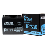 DOUGLAS DG1218NB Battery - Replaces UB12220 Universal Sealed Lead Acid Batteries (12V, 22Ah, 22000mAh, T4 Terminal, AGM, SLA)
