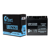 Minuteman S 2000 Battery - Replaces UB12220 Universal Sealed Lead Acid Batteries (12V, 22Ah, 22000mAh, T4 Terminal, AGM, SLA)